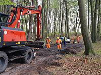 Rowerem z Mielna do Kołobrzegu - przekazanie placu budowy. Rowerem z Mielna do Kołobrzegu - przekazanie placu budowy.