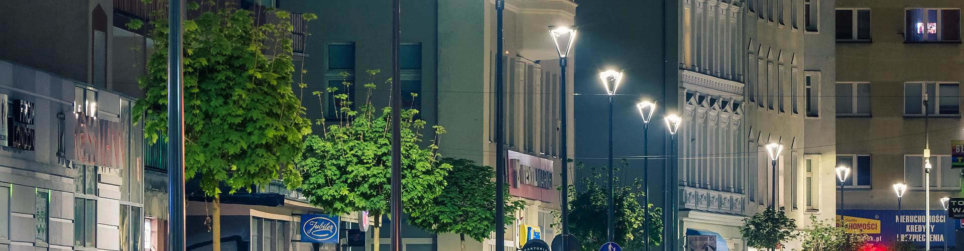 Modernizacja oświetlenia miejskiego w Szczecinku w kierunku jego energooszczędności, fot. Marcin Wilk