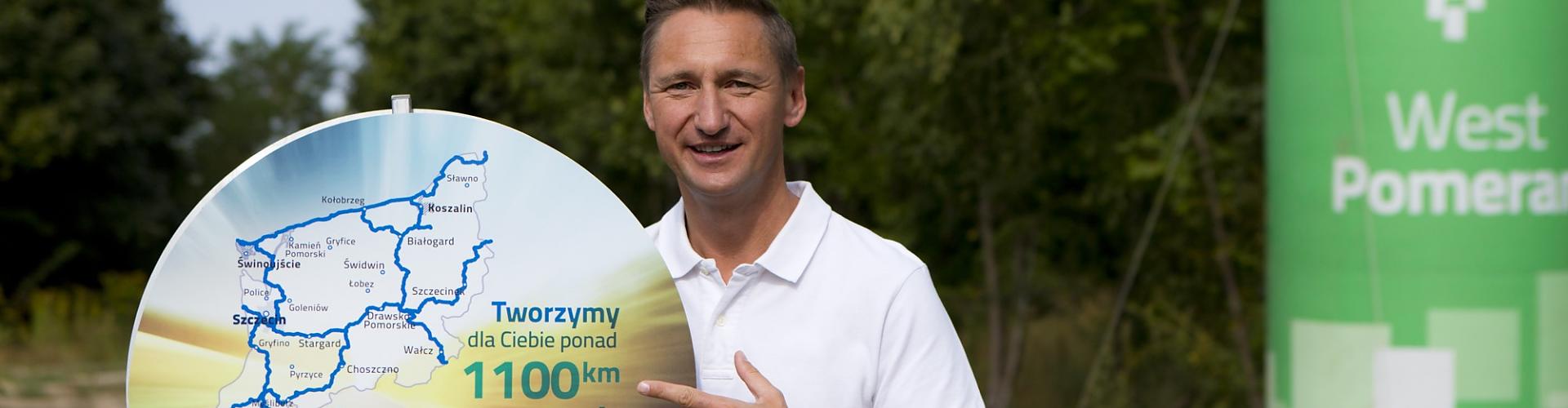 Budowa sieci tras rowerowych Pomorza Zachodniego - Trasa Zielonego Pogranicza odc. Gryfino - Trzcińsko Zdrój