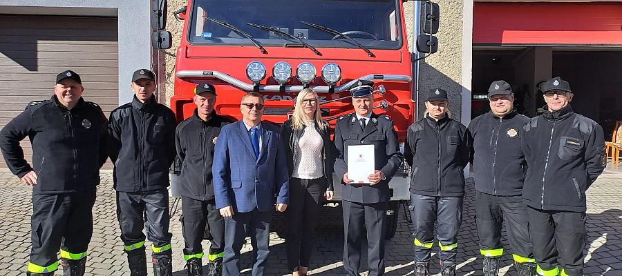 Ochotnicza Straż Pożarna w Drawnie z umową