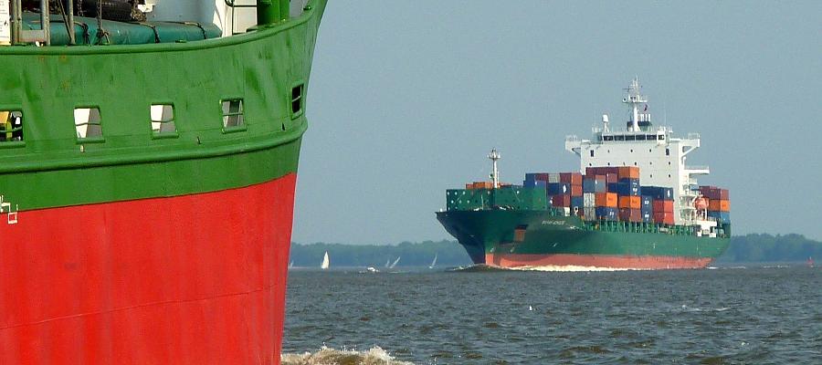 TENSLAB korzysta ze wsparcia dla branży stoczniowej Na zdjęciu: kontenerowiec